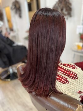 クッキー ヘアーアンドメイク(COOKIE Hair&Make) 【COOKIE】艶髪チェリーブラウン