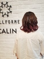 エールフォルム 藤枝店(YELLFORME) ピンクグラデーションデザイン