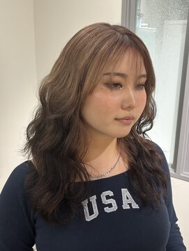 ナンバー アンフィール 渋谷(N° anfeel) ベージュ×ブラウン　グラデーションカラー