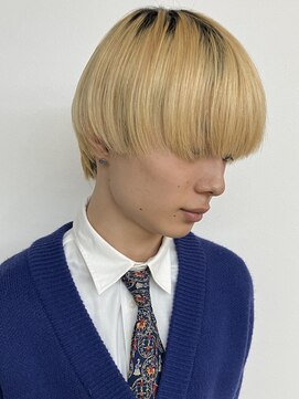 モリオフロムロンドン 松戸店(Morio from London) 【メンズ 松戸 岩口】ハイトーンツーブロマッシュショート