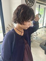 クイン(qin)&nbsp;ショートボブブラウンパーマ