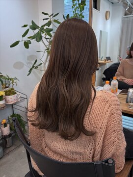 レル(lelu) ブリーチなしダブルカラーで作るまろやかベージュ