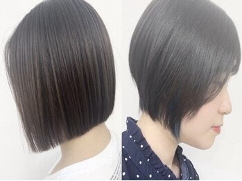 チャーム(CHARM)の写真/丸みショートやパツっとボブ、どんなスタイルもお任せ◎高技術なスタイリストがマンツーマンで施術します♪