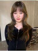 レイヤーカット / カラーカット / 顔まわりカット / 牧野