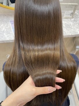 シエテ 津田沼(Siete) ホワイトグレージュ/デジタルパーマ/チェリーブラウン/津田沼