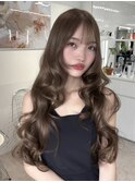 e132トレンドフォワード巻きミルクティーグレージュブリーチなし