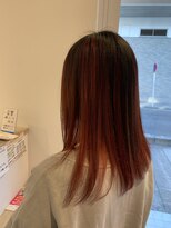 ルルバイアズール 草加店(LULU by azule)&nbsp;アンブレラカラー，レッド，原色カラー【草加】