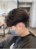 センターパート×フェザーパーマ［9月］