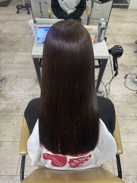 アジールヘア 所沢プロペ通り店(agir hair) ショコラブラウンダブルカラー学割U24似合わせカットイメチェン