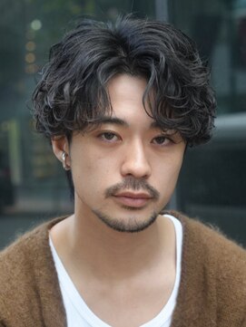 フィフス 札幌大通(fifth) 札幌シャドウパーマメンズヘアルーズパーマセンターパート緩め