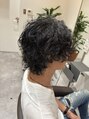 オーバーヘアー 高槻店(over hair)&nbsp;個人的ブーム！メンズミディアムパーマスタイル！