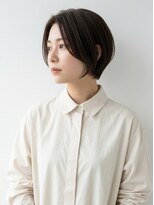 キビト(kibito) 新宿曙橋大人ショートボブ前下がりショートボブ20代30代40代