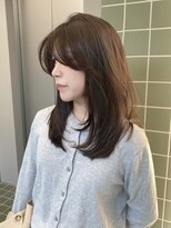 ヌヌ 渋谷 原宿 明治神宮前(nunu) レイヤーカットウルフカットボブグレージュオリーブべージュ