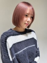 コト 福井大和田店(coto)&nbsp;福井 大和田 ボブ ハイトーン ビンクベージュ