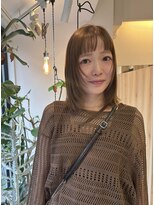 ソウ(sou) ハニーベージュと顔まわりレイヤー