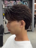 エルマーク 本山(L-MARK)&nbsp;マッシュヘア/黒髪/メンズカット/men's/フェザーパーマ