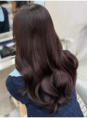 人気☆色持ち続く、ブリーチなしカラーピンクブラウン