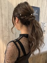 アンク クロス 関内店 ポニーテールアレンジ　【mifuyu】