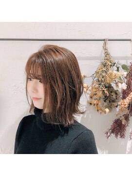 フレーム ヘア ルーム 天王寺駅前店(FRAME hair room) 【フレーム/全席個室サロン】色っぽ♪ナチュラルボブ