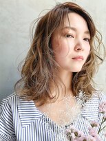 アイティーバイアルバム 八王子店(IT by ALBUM)&nbsp;ふんわりボブ_イヤリングカラーラベンダーカラー_28371