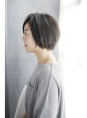 吉祥寺/大人かわいいマッシュショートボブカーキグレージュ/056