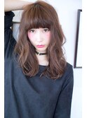 【副店長シバタ】アレンジ自在のゆるふわロング♪ピンクベージュ