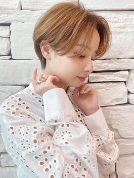 コルソ バイ ケーツー(CORSO by k-two) マロンベージュ×ハンサムショートカット[西宮北口/門戸厄神]