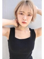 キティン 吉祥寺(kitin)&nbsp;《kitin吉祥寺》　透明感　ブロンドカラー　カールショート