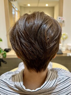 ヘアー アンド スパ パーム(hair and spa palm) お白髪染め×ハイライト