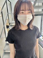 ヘアー アイス 御器所本店(HAIR ICI) くびれヘルシースタイルふんわりカールショコラアッシュ