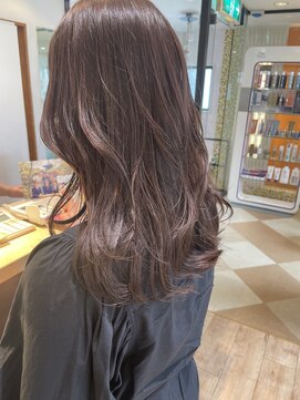 レクタ(recta) チョコレートブラウン ロングヘア 巻き髪 韓国風 くびれヘア