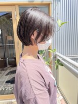 ツイギー 宮西店(TWiGGY) 透明感アッシュカラー×透け感ボブ