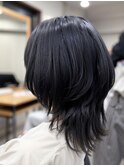 インナーグレー/ウルフカット/ハッシュカット/ブリーチ/上大岡