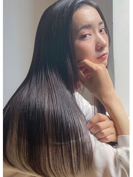 アヴァンス アリオ鳳店(AVANCE) 髪質改善カラー×髪質改善ストレート×ダークアッシュ