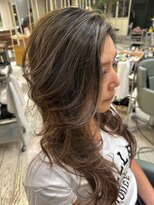 オンカラー(ON.COLOR)&nbsp;大人ハイライトグラデーショングレージュロング