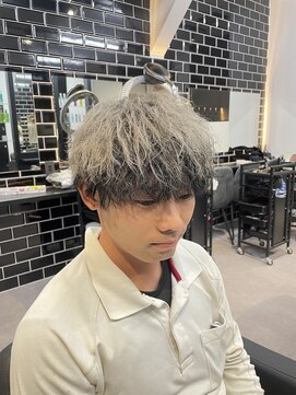 メンズ ラピス 横浜店(Men’sLapis) ホワイトブラック2トーンカラー