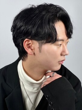 プレミアムバーバー 目黒店(PREMIUM BARBER produce by HIRO GINZA) 韓国っぽセンターパート