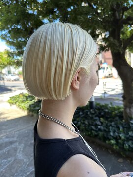 シェル 吉祥寺(shell) グレージュカラー/ボブウルフ/黒髪/ココアベージュ