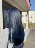1ブリーチでつくるブルーカラー