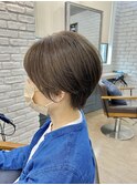 マッシュショート×グレージュ♪