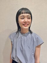 サロンドオクシー(Salon de OXY)&nbsp;ショートバングミディボブ