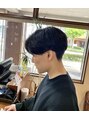 ヘアーパラディ hair paradis&nbsp;センターパートのワンカールパーマ！