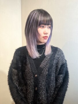 アイラス(I'LAS) インナーカラー/デザインカラー/パープル/20代30代40代