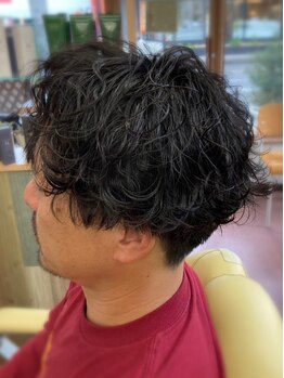 ピースヘアー(Pi:s HAIR)の写真/【武蔵塚/光の森】セットしやすい再現性の高いスタイルで忙しい朝も簡単に決まる！メンズパーマも大人気◎