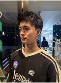 MEN'SHAIRウルフカルマパーマメンズショートイージーパーマ