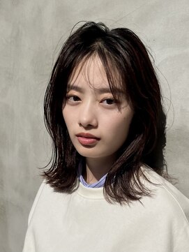 オールド(OLDE) 【OLDE】ミディアムレイヤー × ナチュラルブラウン (亀有)