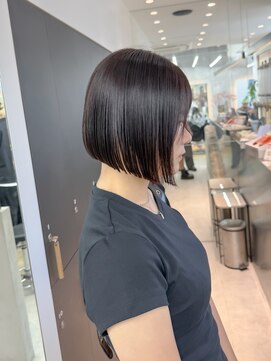 ロンドシエル 横浜(Lond ciel) ハイライトカラー/くびれヘア/ボブ/顔周り/レイヤーカット/横浜