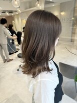 ミズチャーム(Ms.CHARM) グレージュ/韓国ヘア/レイヤー/ブリーチなし