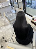 黒染め髪質改善