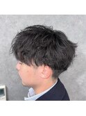 シャドウパーマ、池袋メンズマッシュショート